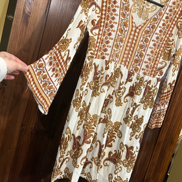 Bohemian style mini dress PAPA - Picture 2 of 9